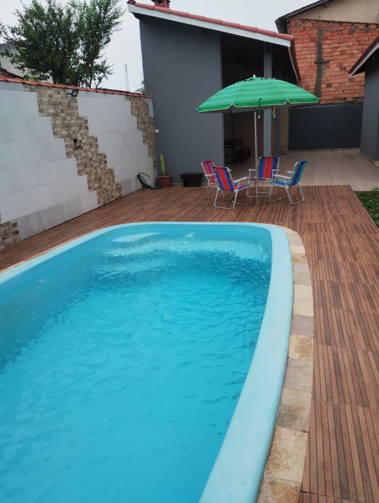 Casa Na Praia Com Piscina E Churrasqueira Itanhaem Bagian luar foto